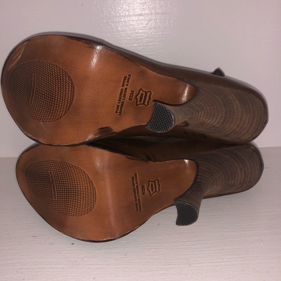 New Leon Max distressed leather platforms - Picture 3 of 5